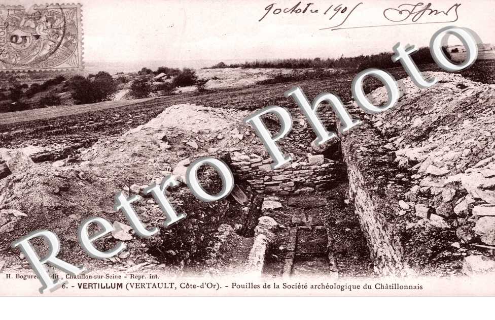 Vertillum, Fouilles de la Societe archeologique du Chatillonais