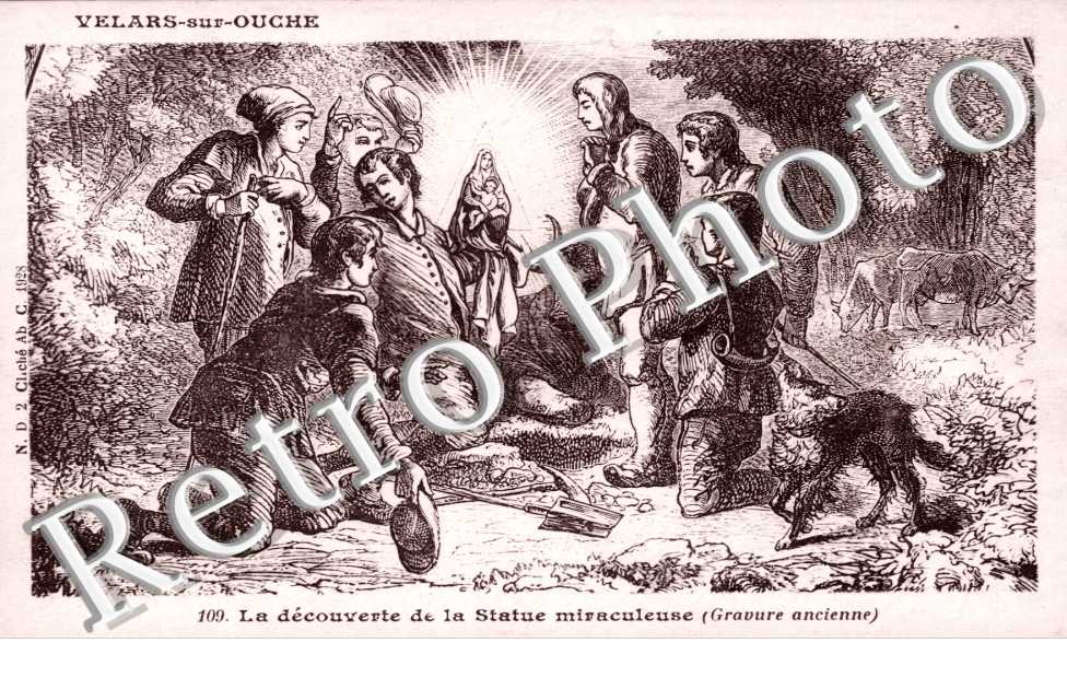 la decouverte de la statue miraculeuse