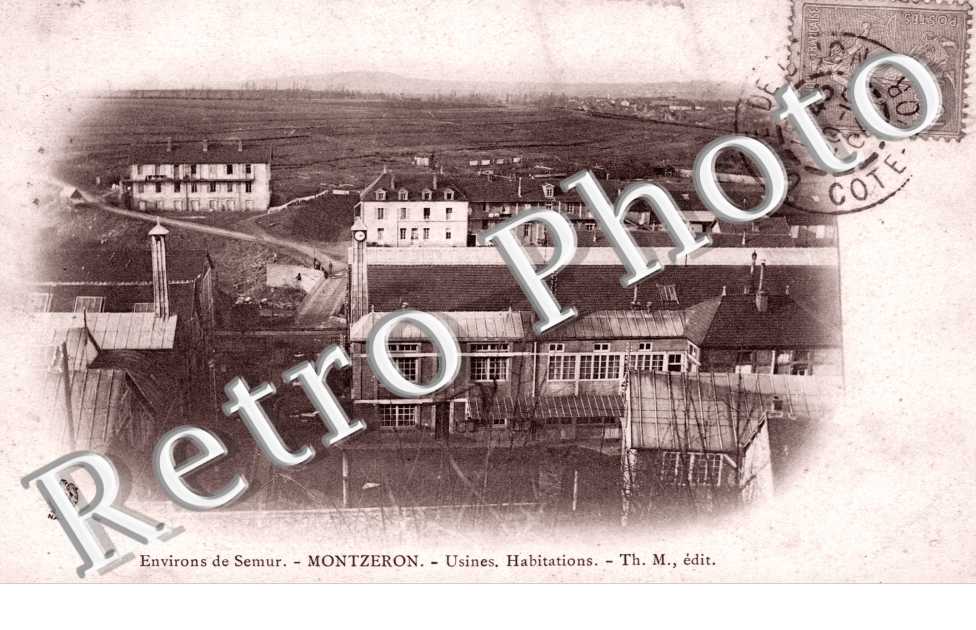 environs de Semur, usines