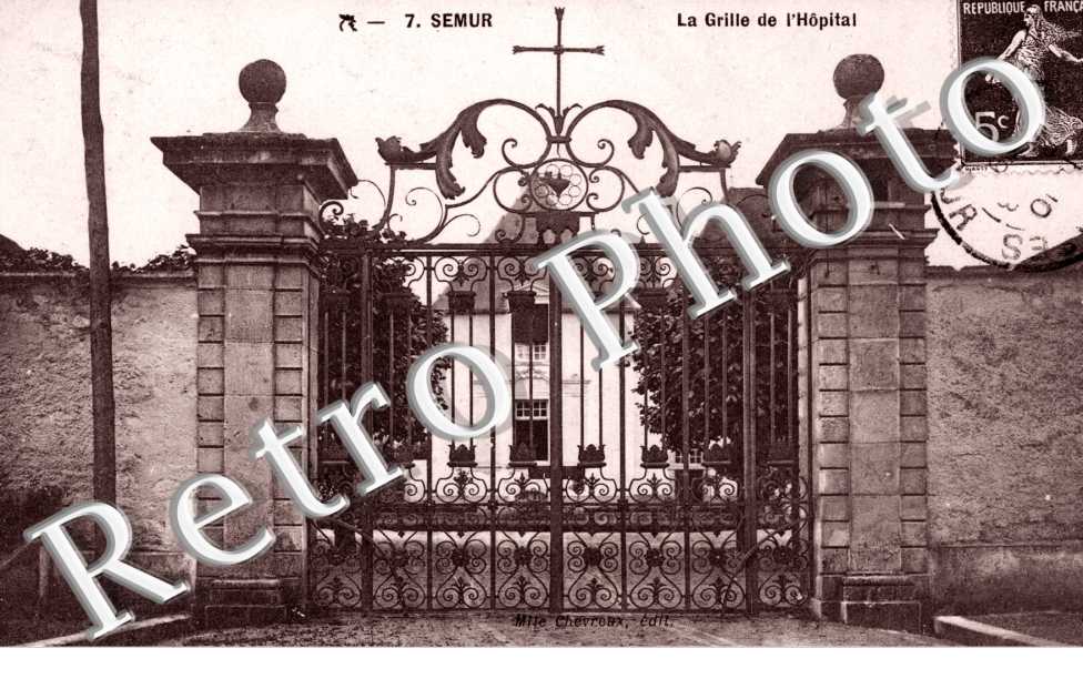 la grille de l'hopital