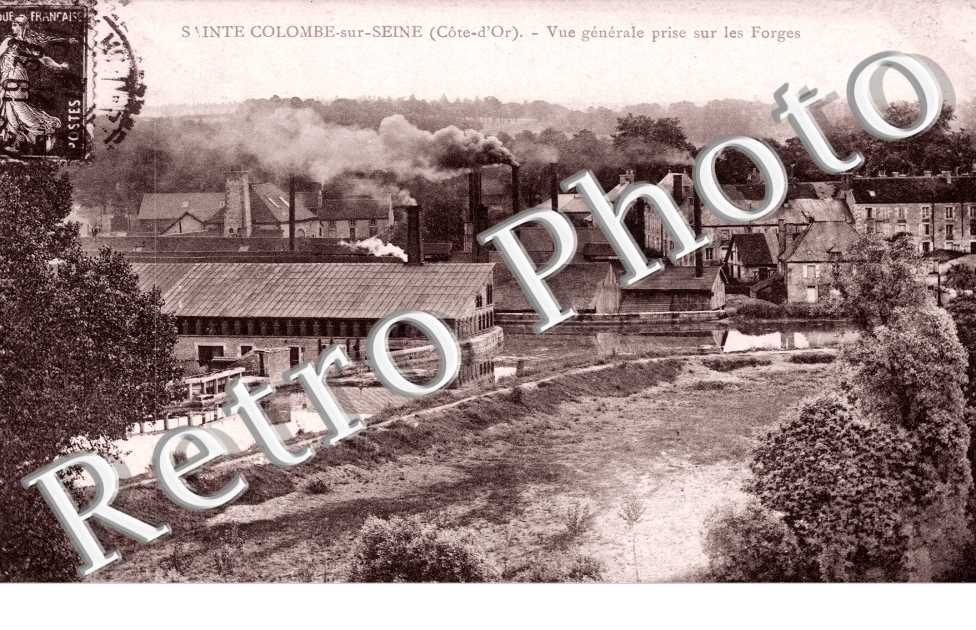 Vue generale prise sur les forges