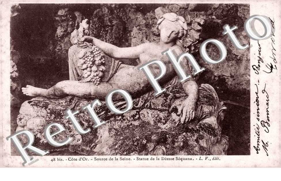 Source de la Seine - Statue de la Deesse Sequana