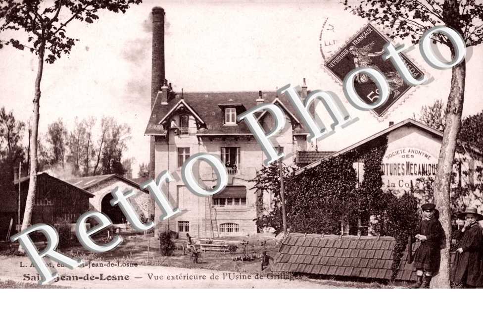 vue exterieure de l'usine de grillages
