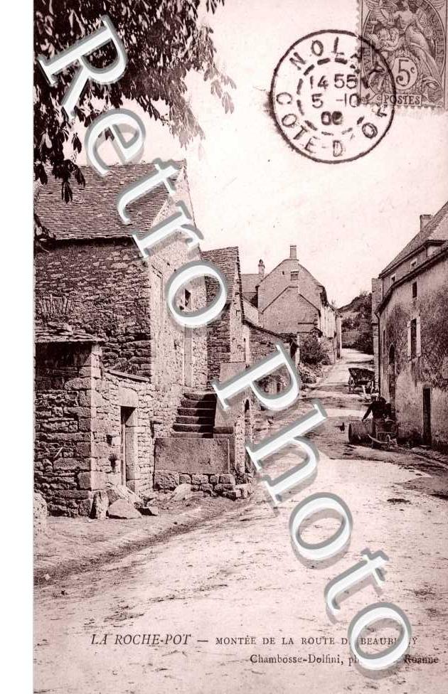Montee de la route de Baubigny
