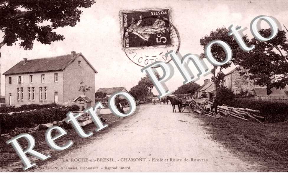 route de rouvray et ecole