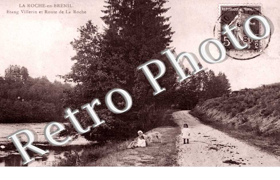 Etang Villerin et Route de La Roche