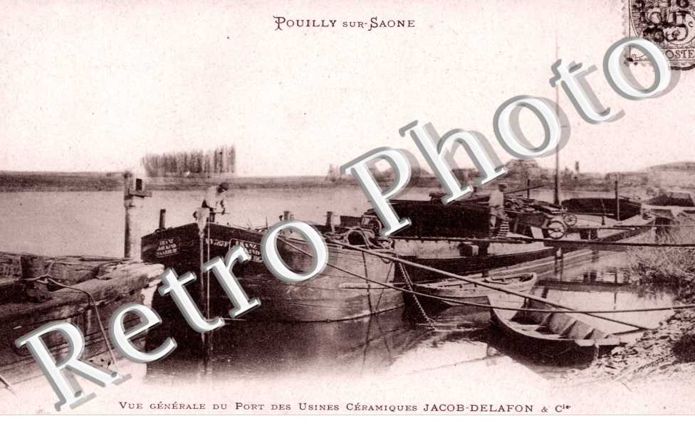 Vue Generale du Port des Usines Ceramiques Jacob-Delafon