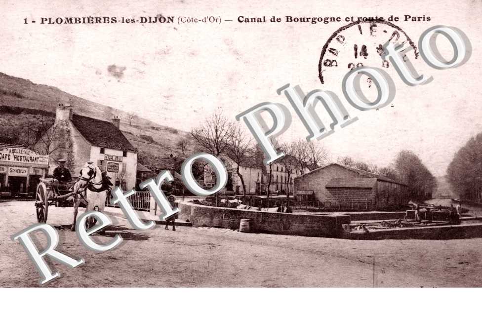 Canal de Bourgogne et Route de Paris