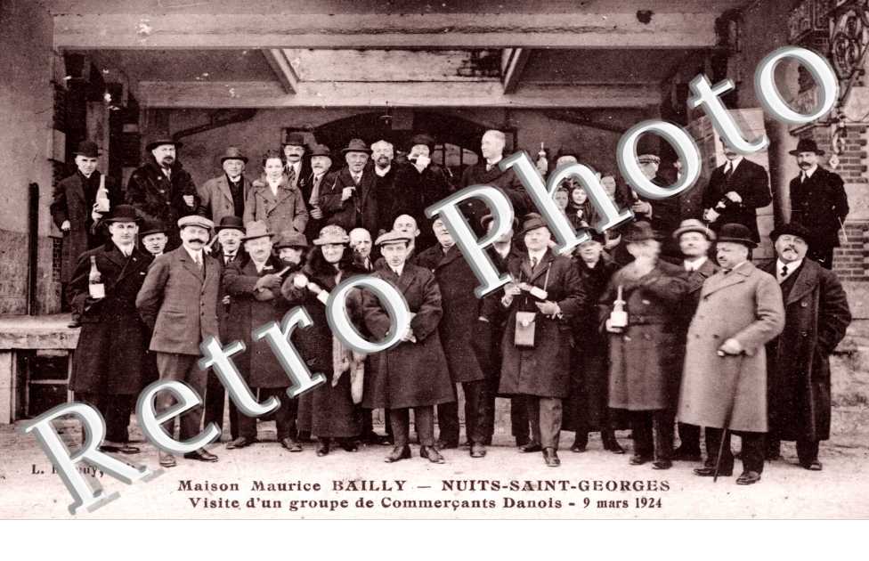 Maison Maurice Bailly, Visite d'un Groupe de Commercants Danois 9 mars 1924