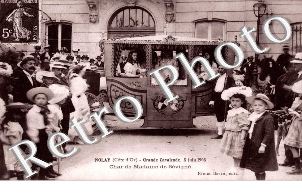 char de Madame de Sevigne - la grande Cavalcade 8 juin 1908