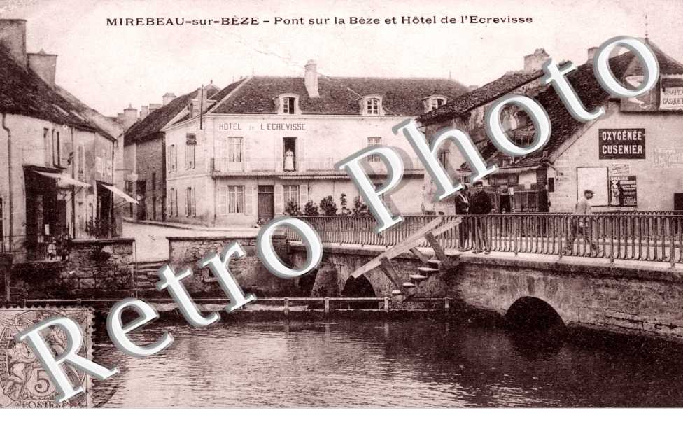 Pont sur la Beze et l'Hotel de l'Ecrevisse
