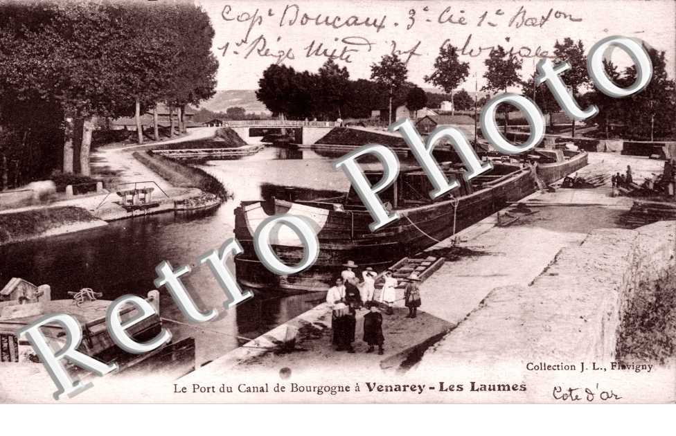 le Port du Canal de Bourgogne a Venarey