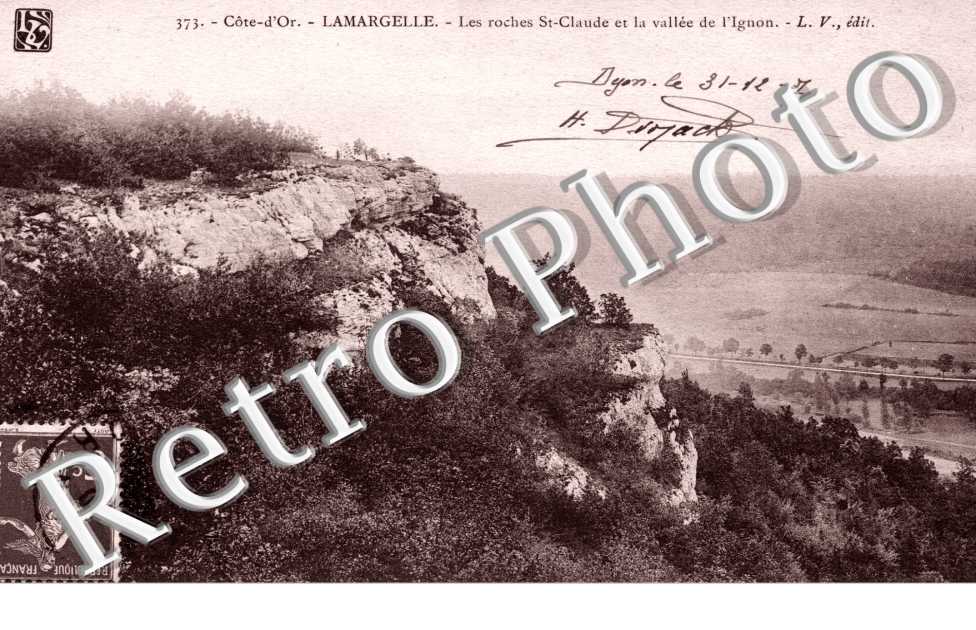 Les Roches Saint-Claude et la vallee de l'Ignon