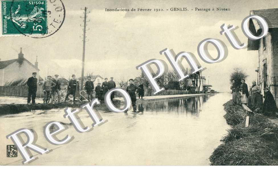 Passage a Niveau, Inondations de Fevrier 1910