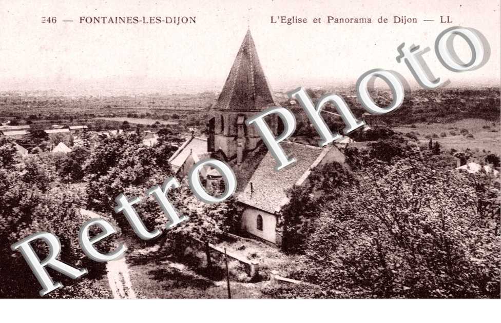 Eglise et Panorma de Dijon
