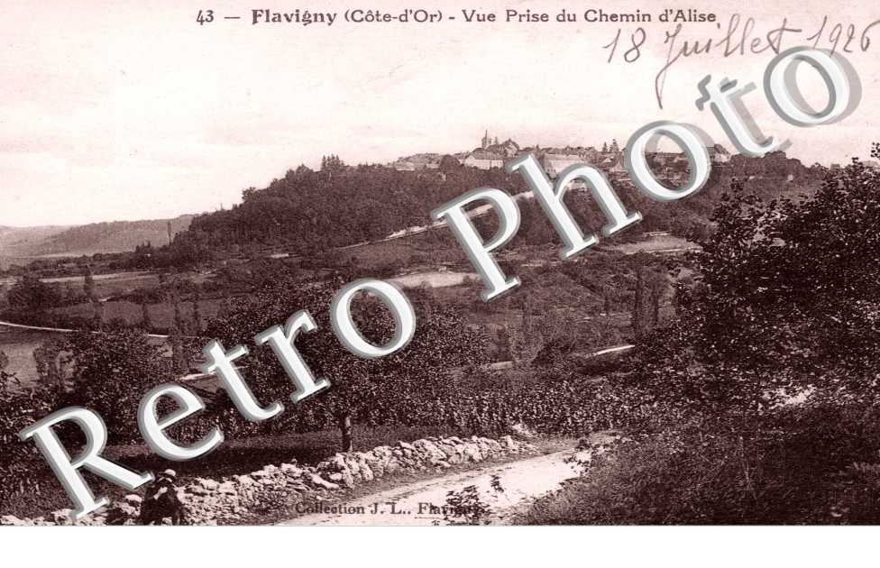 Vue prise du Chemin d'Alise
