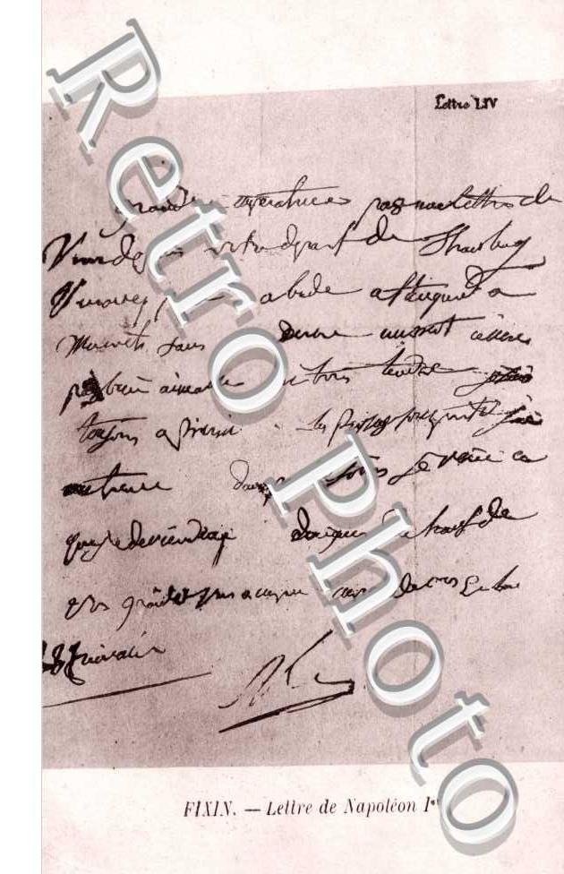 Lettre de Napoléon Ier