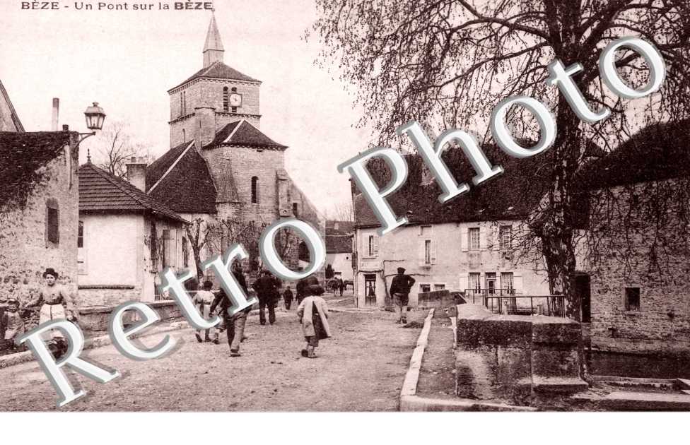 un pont sur la Beze