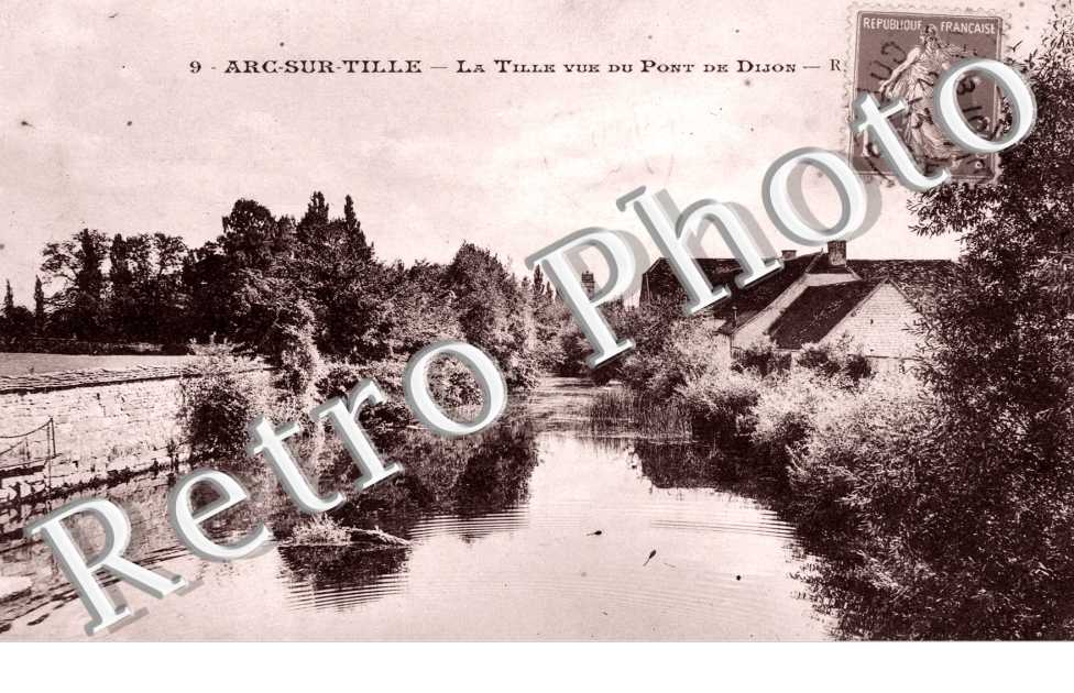 La Tille vue du pont de Dijon