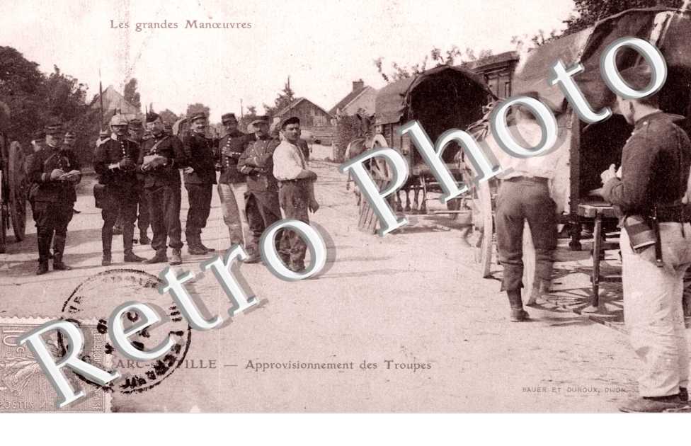 pprovisionnement des troupes - grandes manoeuvres militaires