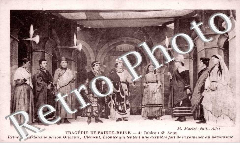 La Tragedie - ste Reine recoit dans sa prison Olibrius  - THEATRE