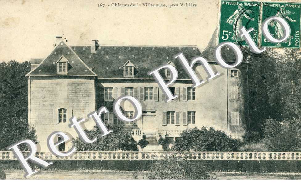 Château de la Villeneuve, près Vallière