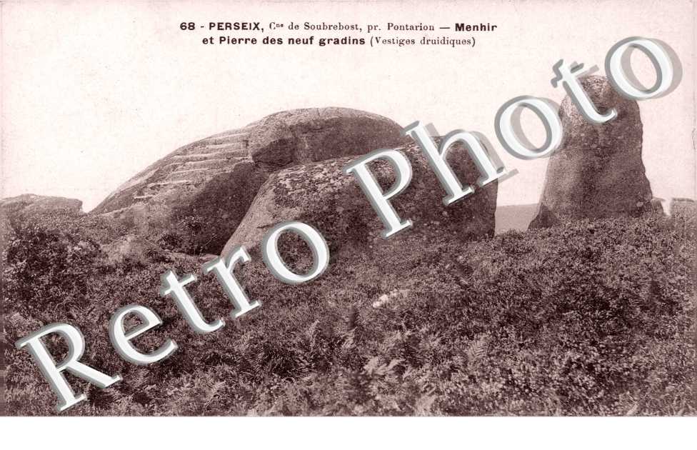 Menhir et Pierre des Neuf Gradins