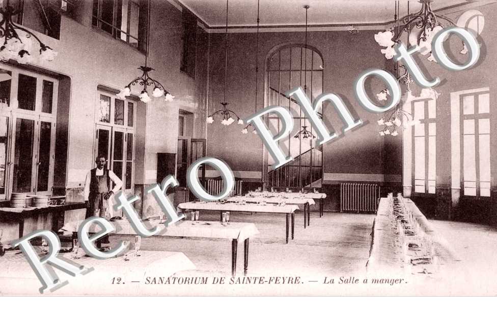 sanatorium, la salle a manger