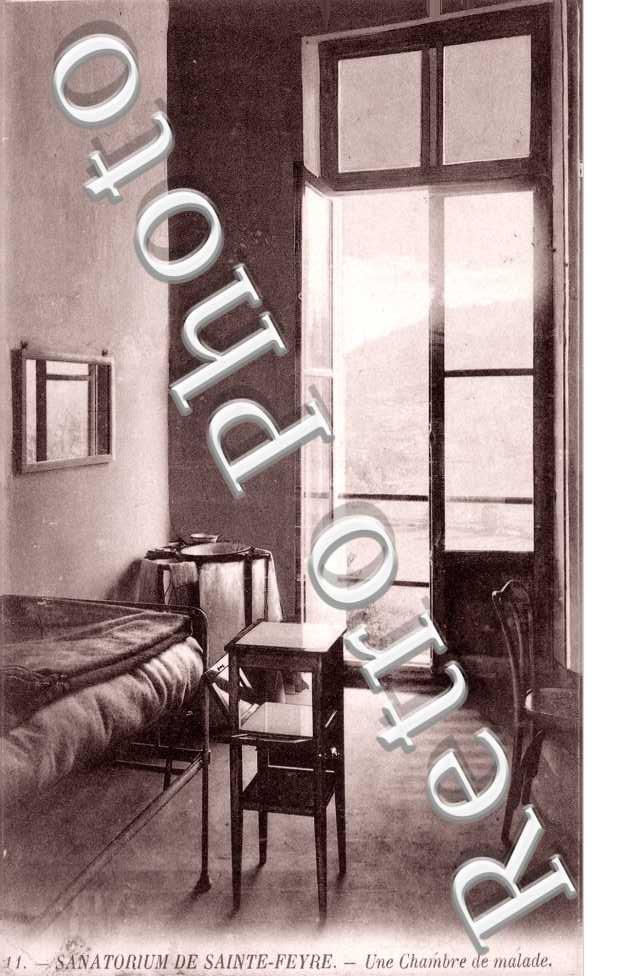 sanatorium, une chambre de malade