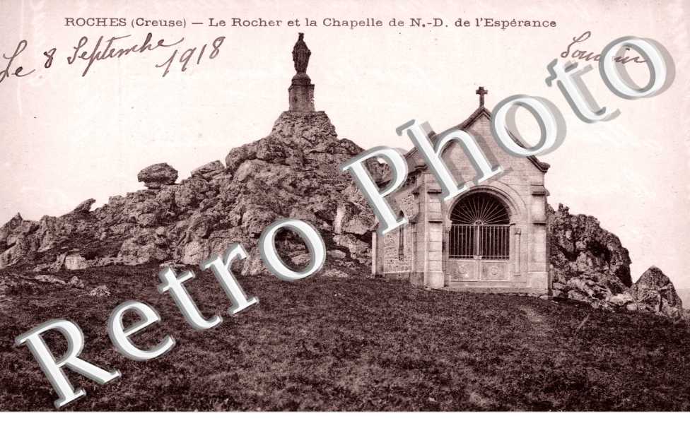 Rocher et la chapelle de N.D De L'Esperance