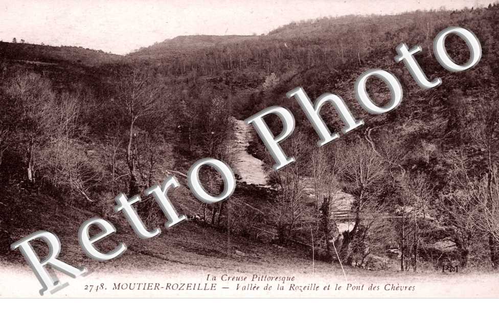 Vallee de la Rozeille et le pont des Chevres