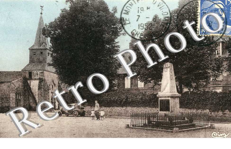 Place de l'église  Le monument aux morts