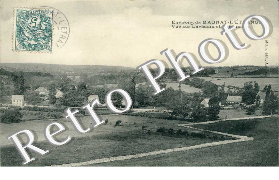 Vue sur Lavideix et Lespinasse