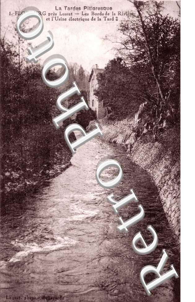 Flobourg - bords de la riviere et usine electrique