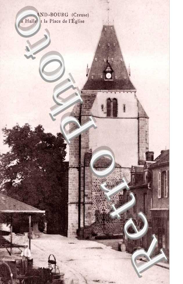 La halle et place de l'eglise