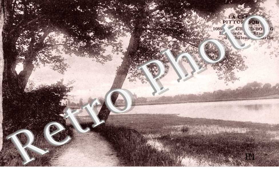 Bords de l'etang du chateau de Laribe