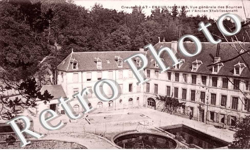 Vue generale des sources et ancien etablissement