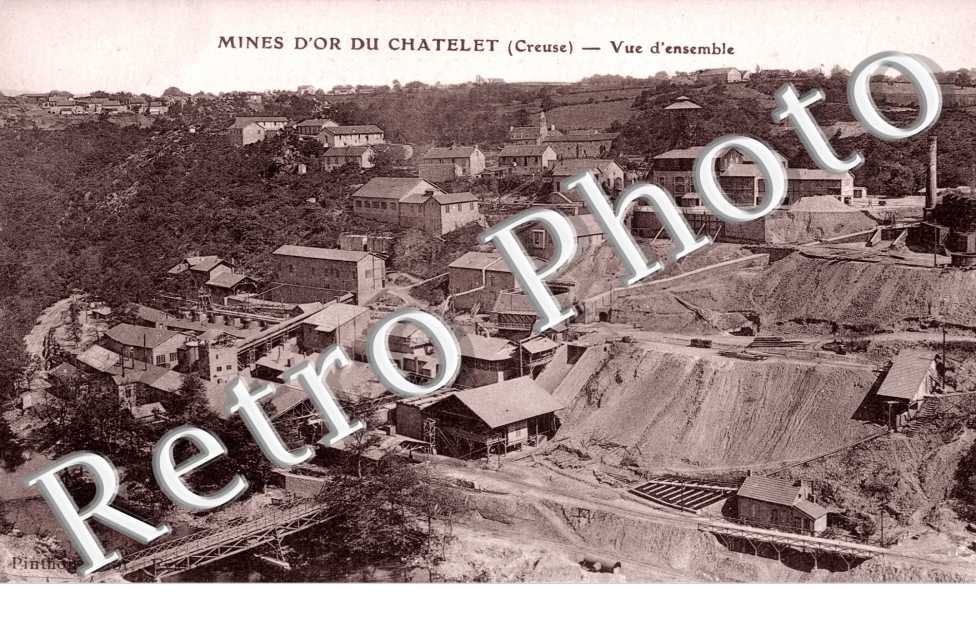 Mines d'or du CHATELET - Vue d'ensemble