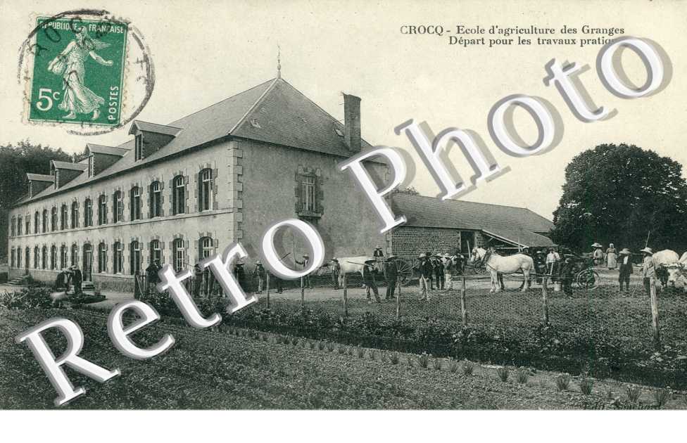 Ecole pratique d'agriculture des granges - depart pour les travaux pratiques
