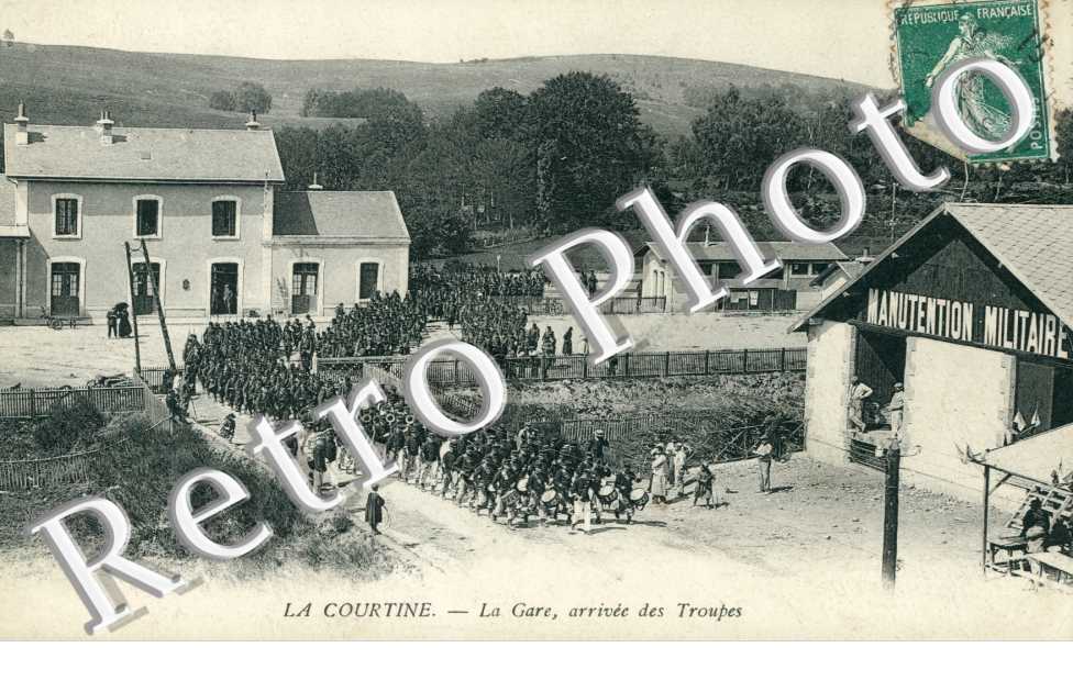 La Gare, arrivee des troupes