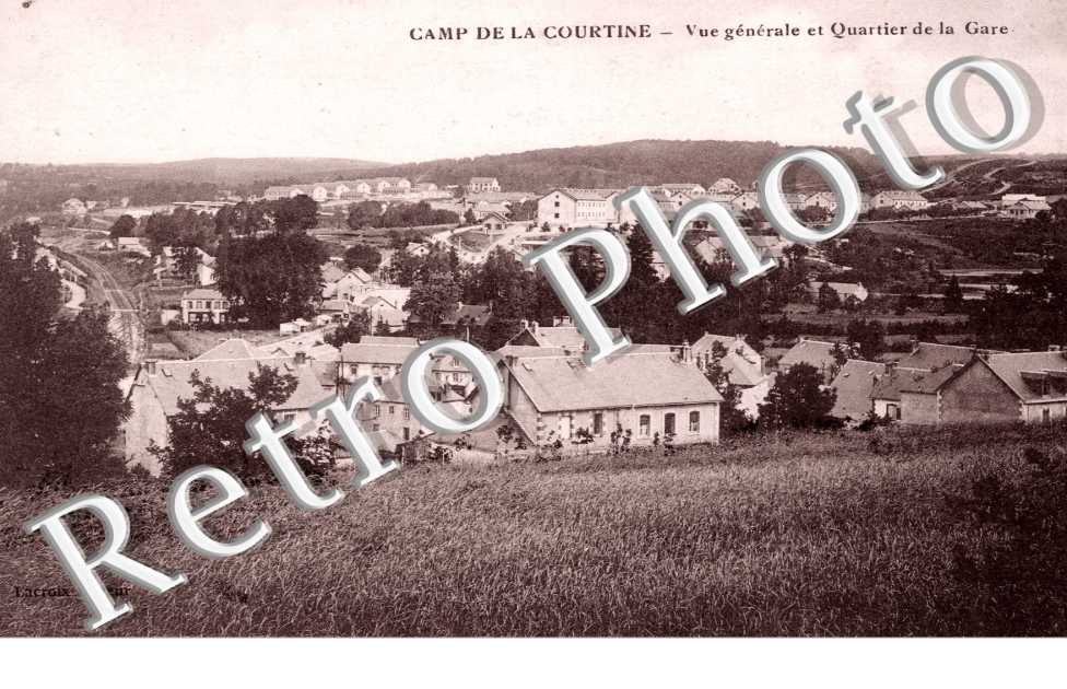 Vue generale, le Camp de la Ville et Quartier de la Gare