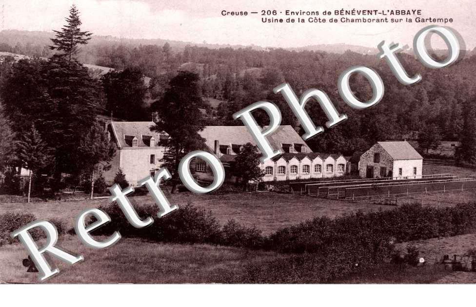 Envrons de Benevent l'Abbaye- Usine de la Cote