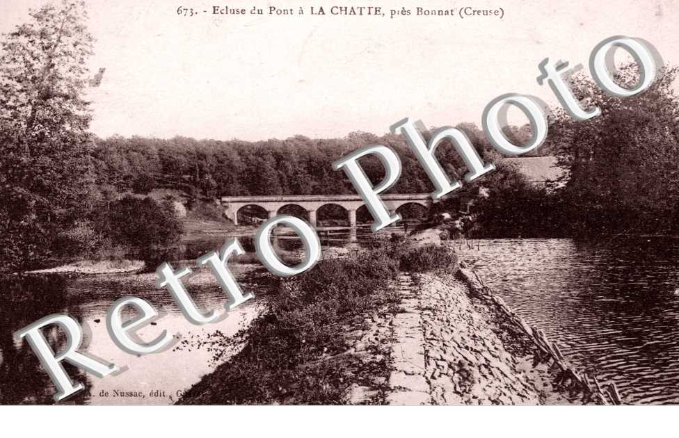 Ecluse du pont a La Chatte