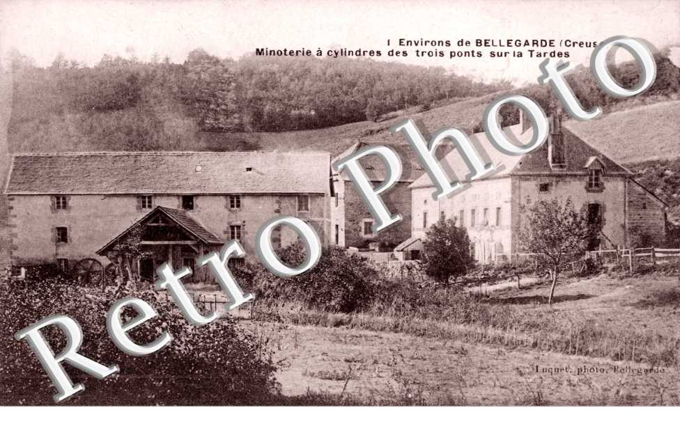 Environs - Minoterie à cylindres des trois ponts sur la Tardes
