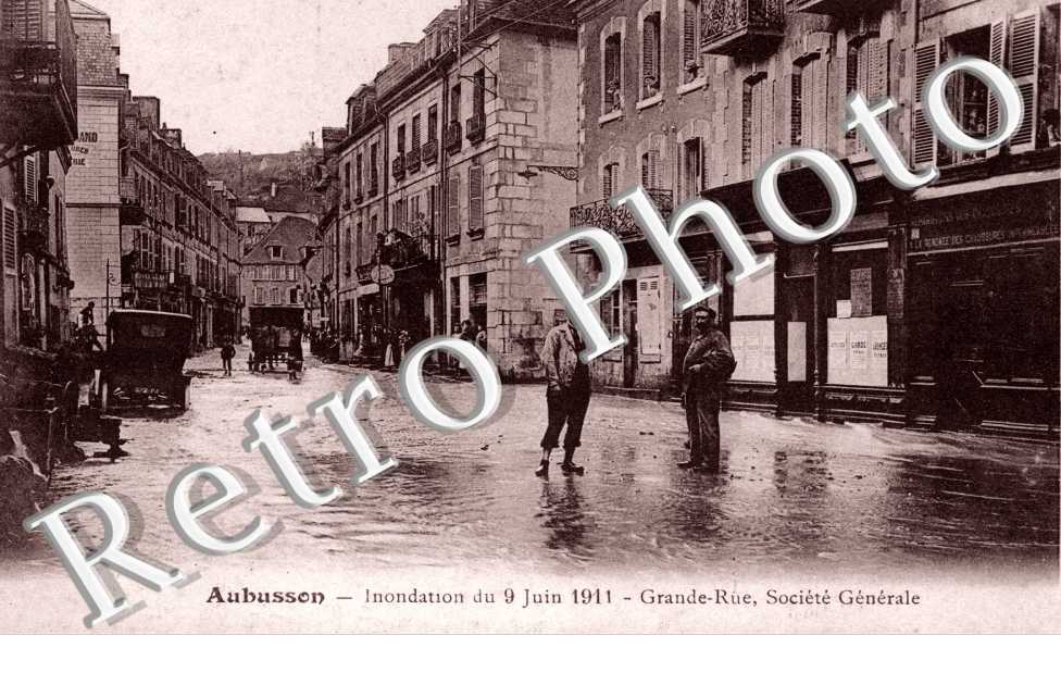 Grande-Rue, Societe Generale, Inondation du 9 juin 1911