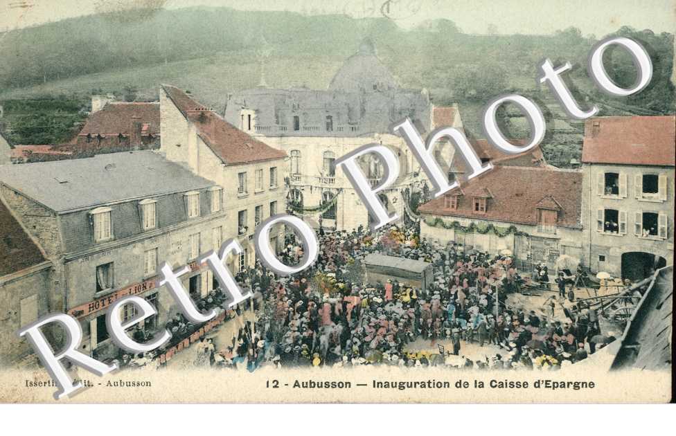 Inauguration de la caisse d'Epargne