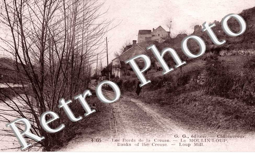 les bords de la Creuse Le Moulin Loup