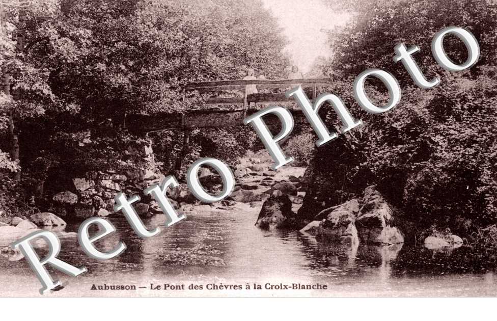 le pont des chevres a la Croix Blanche
