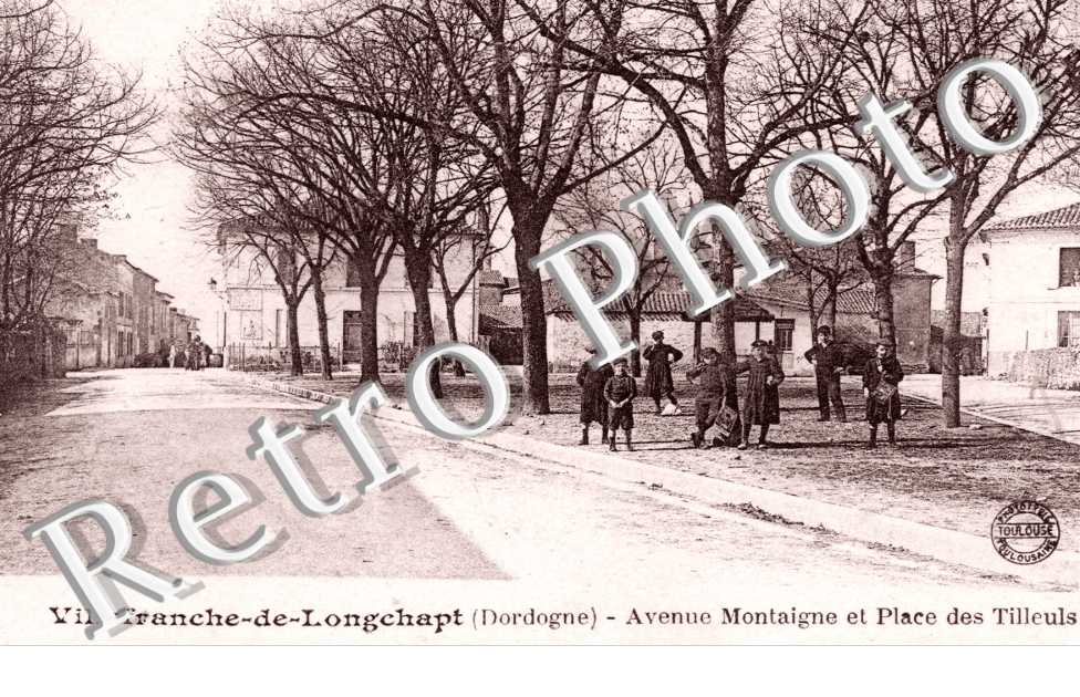 Avenue Montaigne et place des Tilleuls