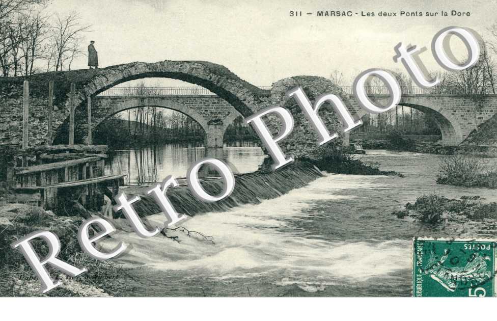 Les deux ponts sur la Dore